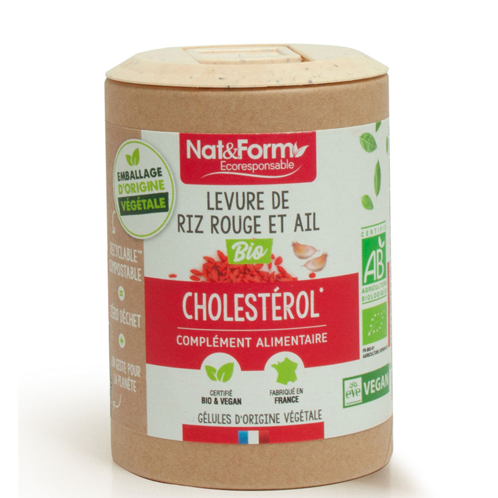 Nat&Form Red yeast rice and garlic Bioes Cholesterol 200 capsules