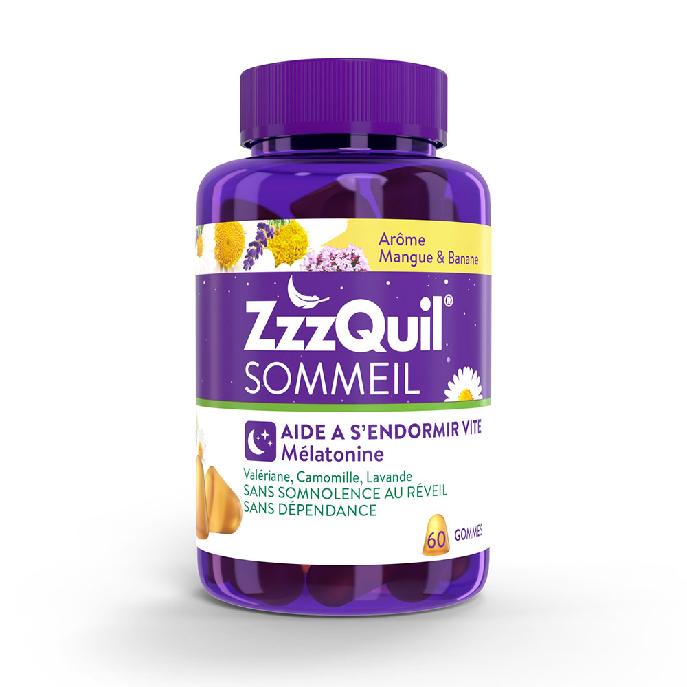 ZzzQuil Sleep Mango Banana Flavour 60 Gums