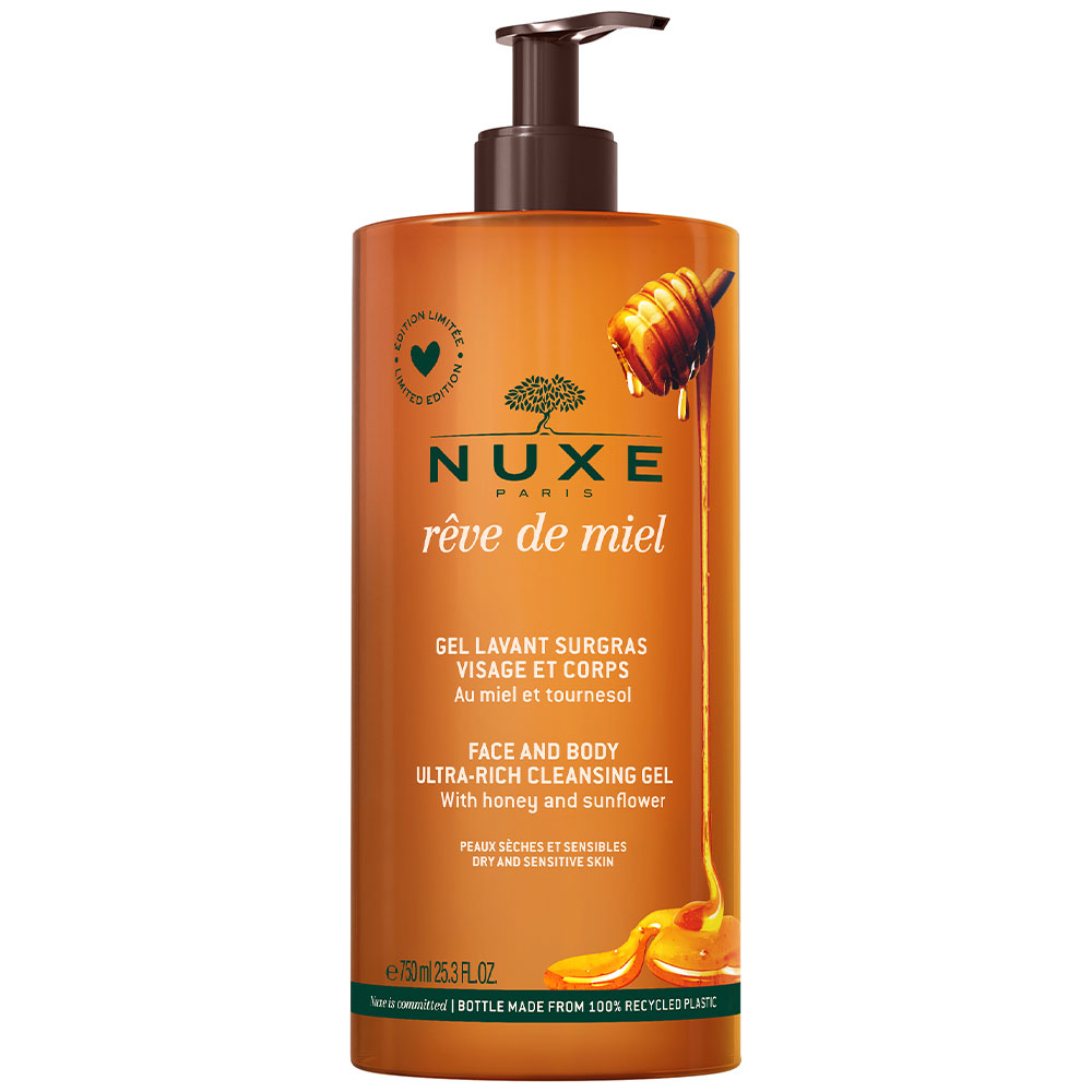 Nuxe Reve De Miel Jumbo Collector Cleansing Gel 750ml