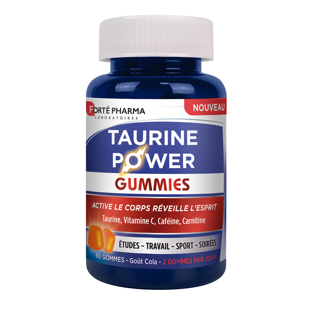 Forté Pharma Taurine Power Active Body Awakens the Mind cola flavour 60 gummies