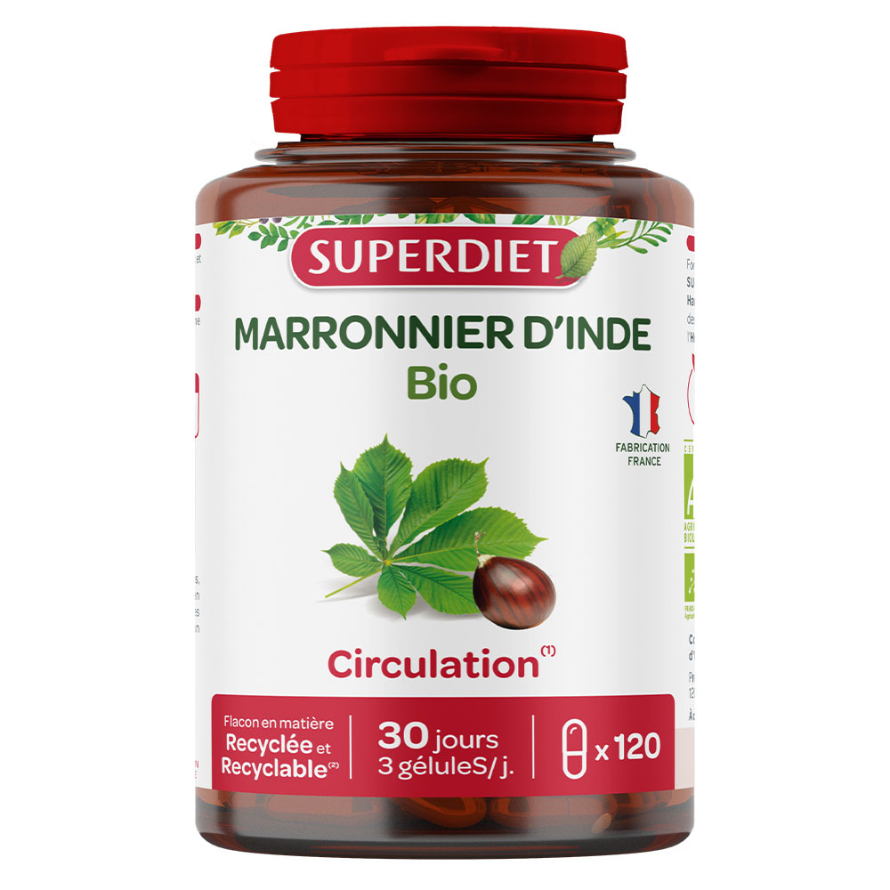 Superdiet Horse Chestnut Bioes 120 capsules