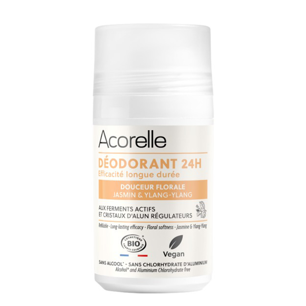 Acorelle Certified Organic Floral Gentle 24h Roll-On Deodorant Floral Gentle 50ml