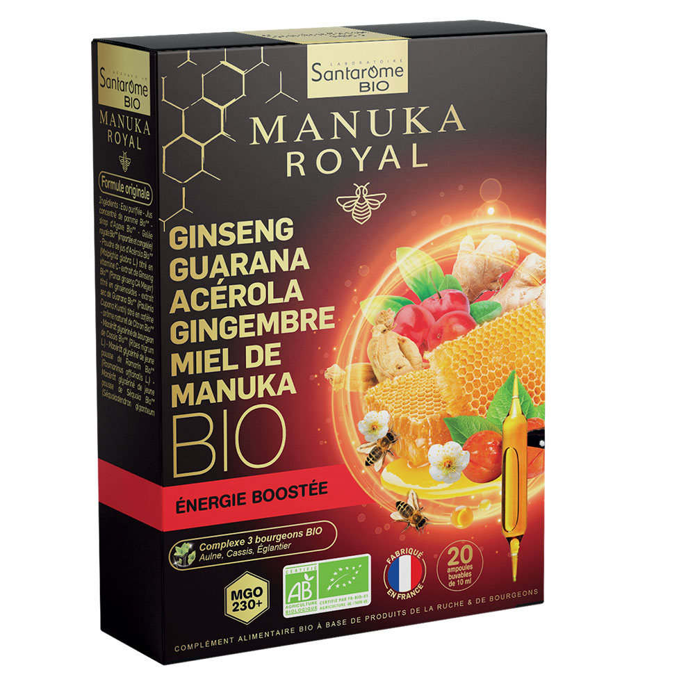 Santarome Manuka Royal Energy Boost Bioes 20 x 10ml Ampoules