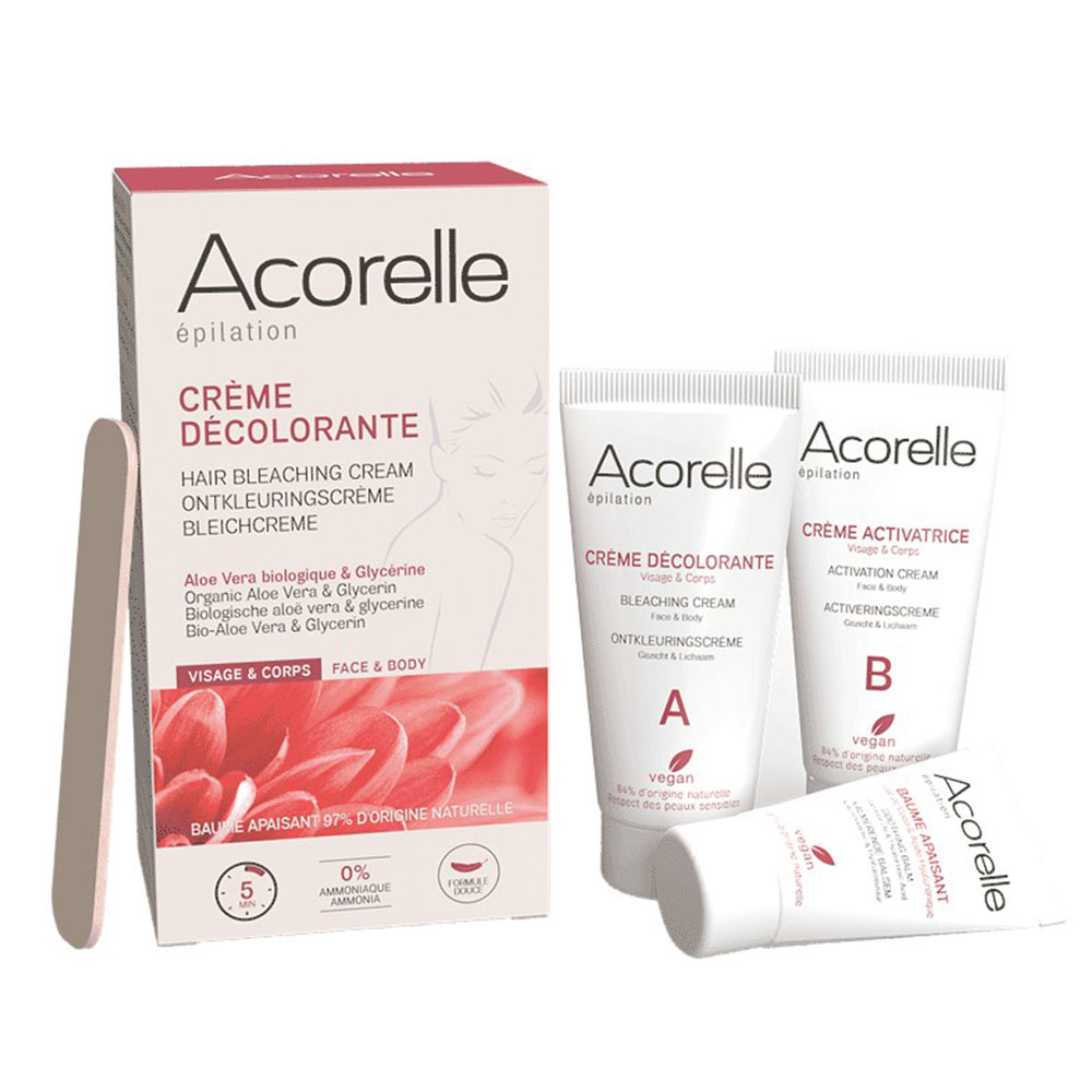 Acorelle Epilation Face &amp; Body Bleaching Cream 2x30ml