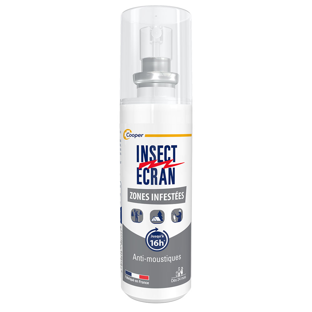 Insect Ecran Skin Skin repellent Infested areas Dès 24 Mois Jusqu'à 8h 50ml