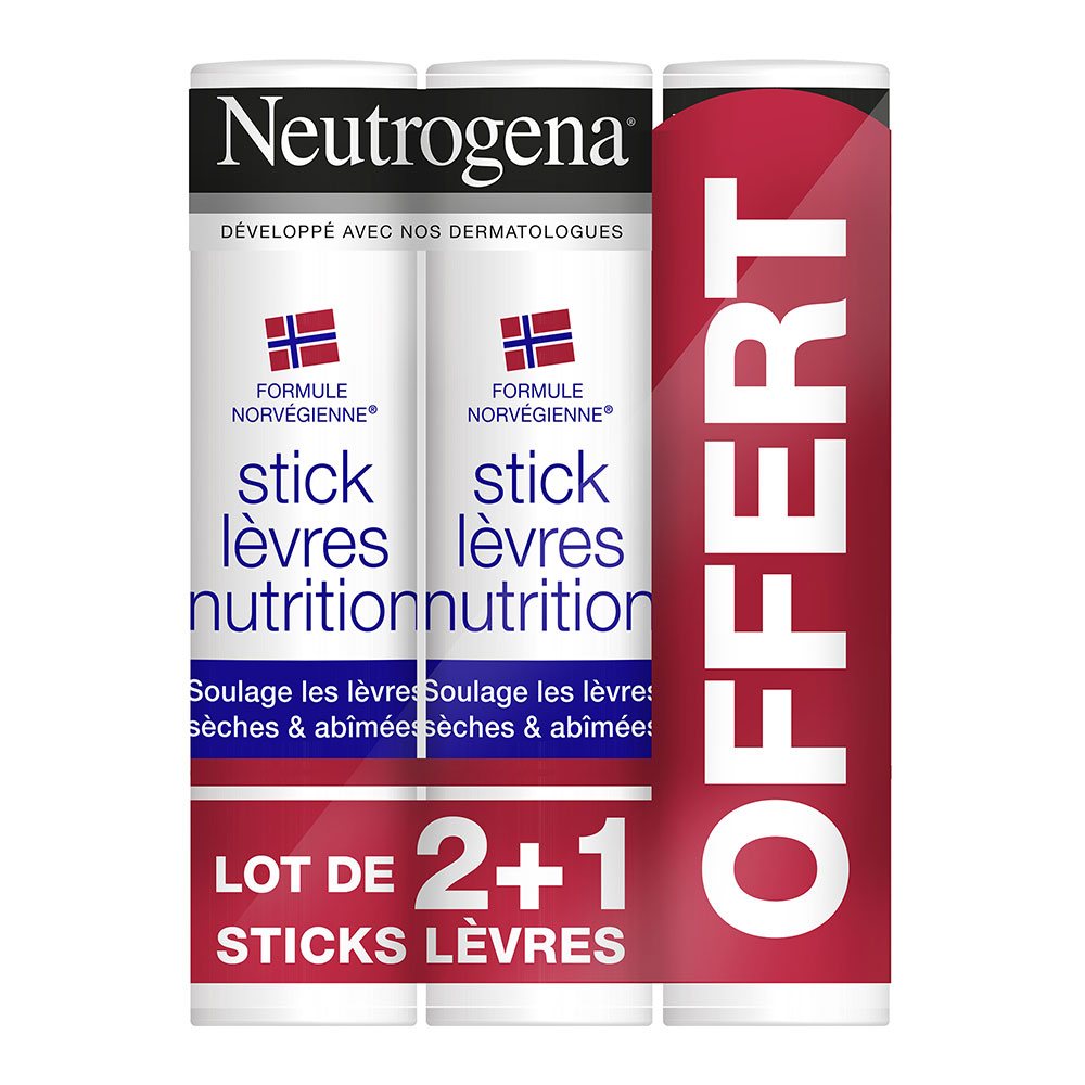 Neutrogena Lipstick Formule Norvégienne 3x4.8g