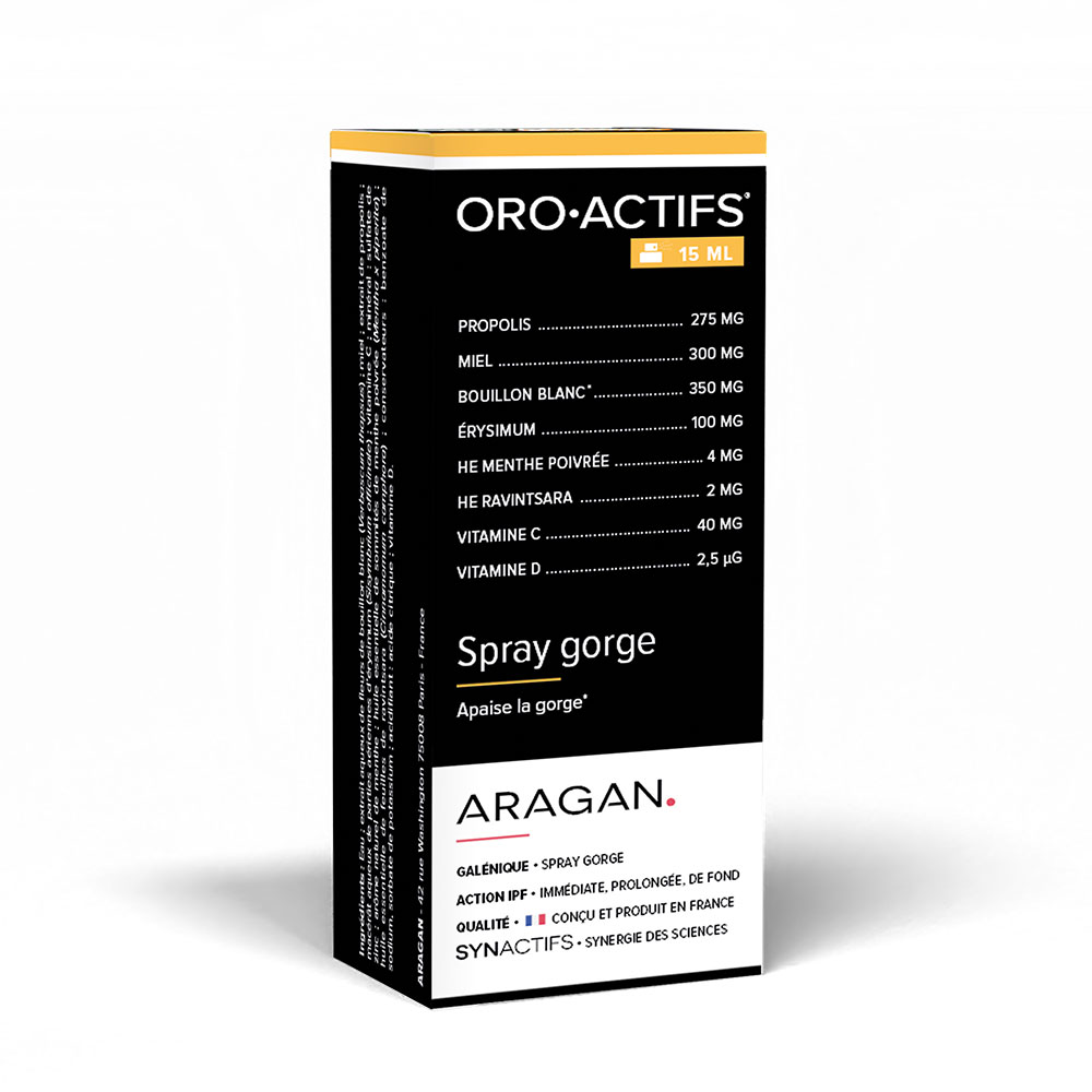 Aragan Synactifs OroActifs Throat Spray 15 ml