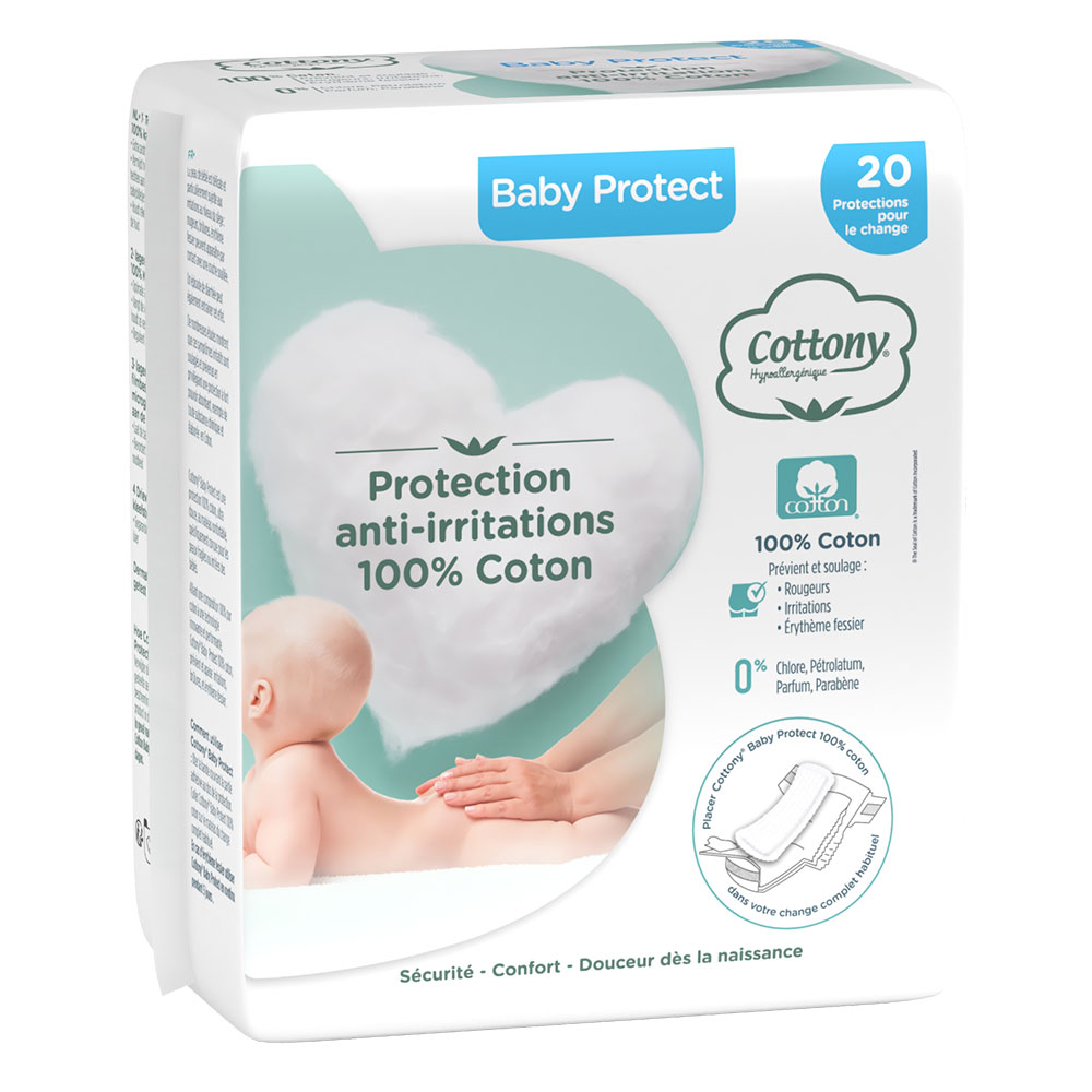 Cottony Cotton Protect Baby Diaper Protectors x20