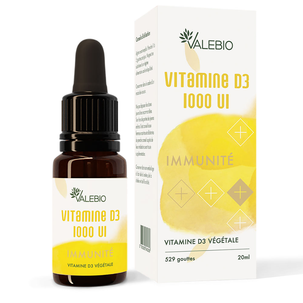 Valebio Vitamin D3 1000 UI 20 ml