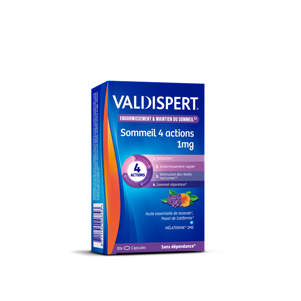 Valdispert Melatonin 1 mg 4 actions 30 tablets
