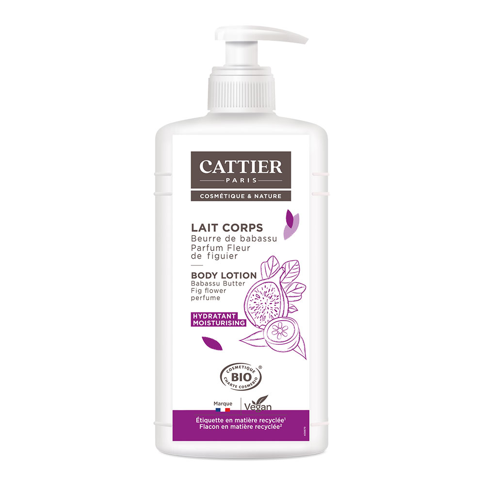 Cattier Moisturiser Body Milk Fleur De Figuier Perfume 500ml