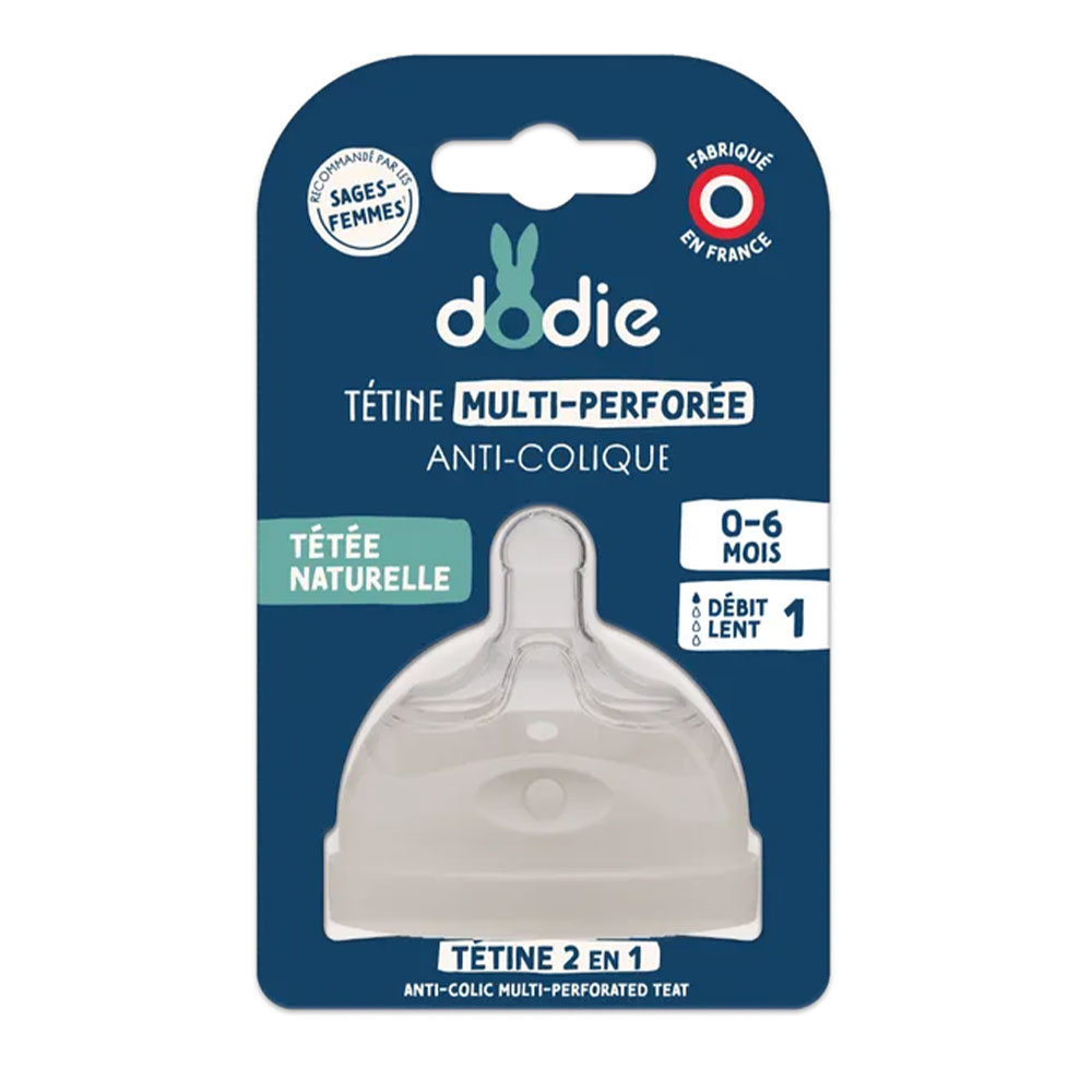 Dodie Multi-Perforated Teat Anti-Colic Silicone