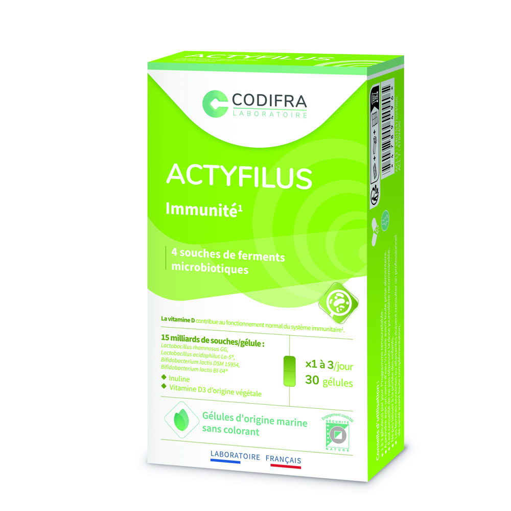 Codifra Actyfilus Microbiotic ferments X 30 Capsules