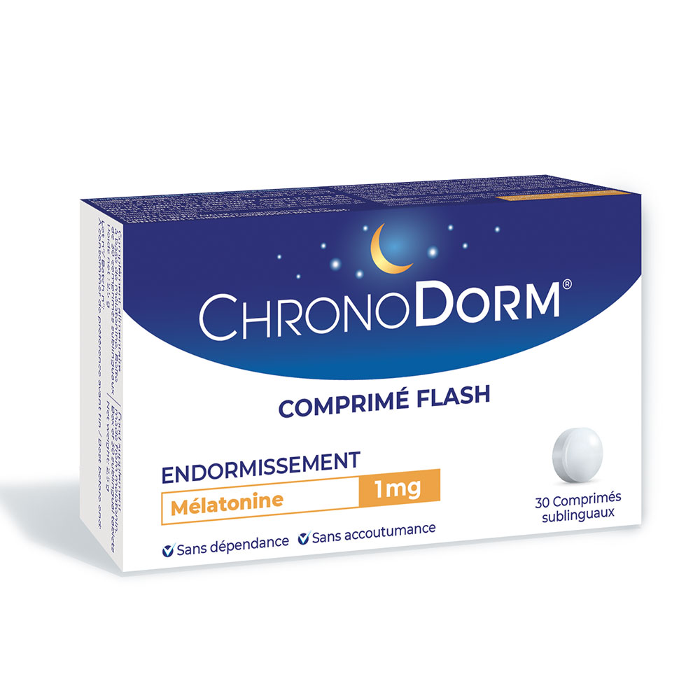 Chronodorm Melatonin 1mg 30 Sublingual tablets
