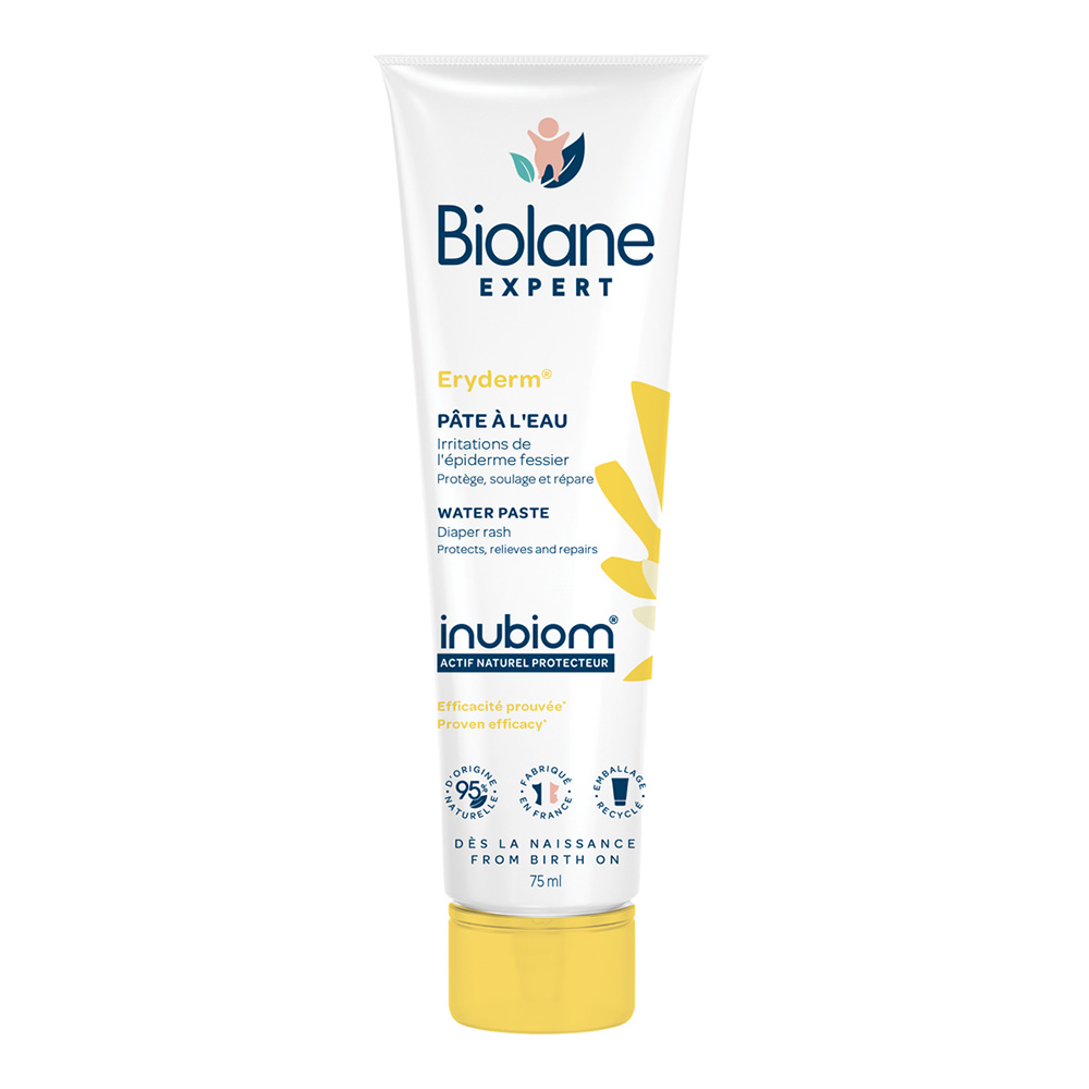 Biolane Expert Eryderm Baby Water Paste Treatment Peaux Sensibles 75ml