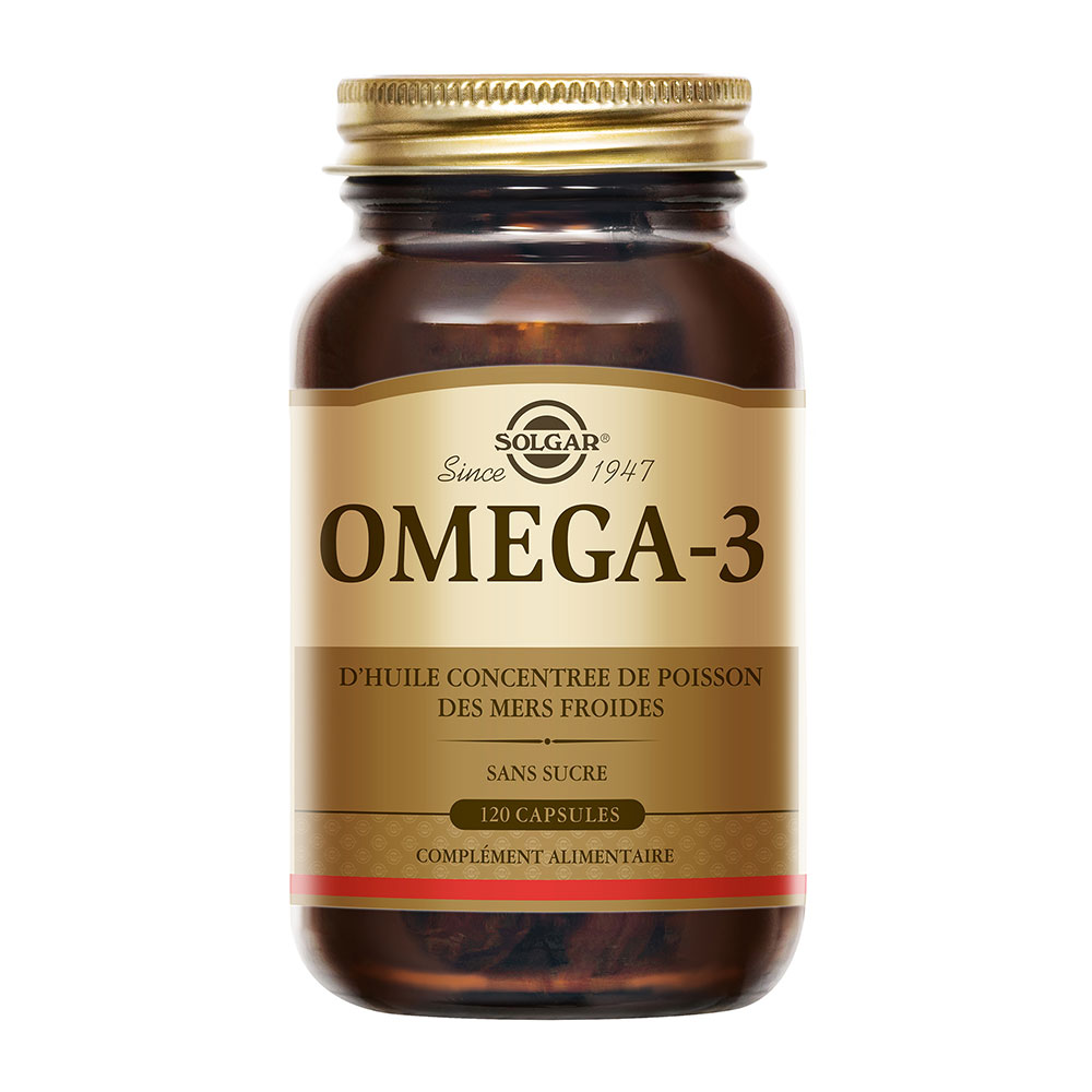 Solgar Omega-3 supports heart health 120 capsules
