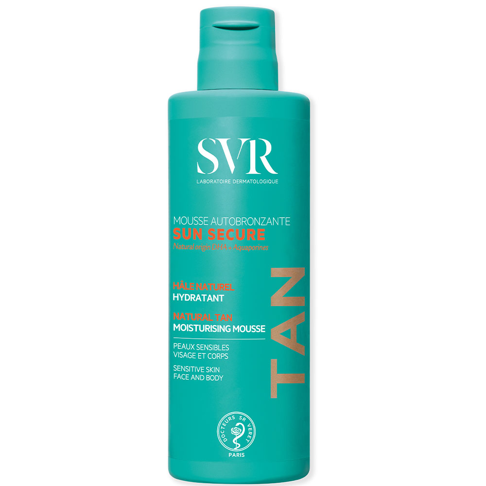 Svr Sun Secure Self Tanning Mousse Moisturising Natural Tan 150ml