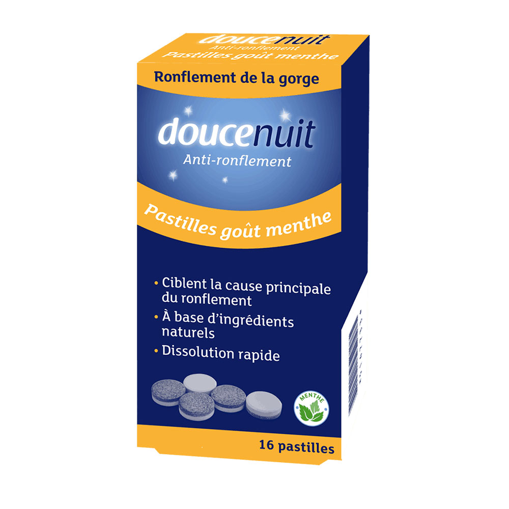 Doucenuit Anti-snoring tablets Goût menthe x16