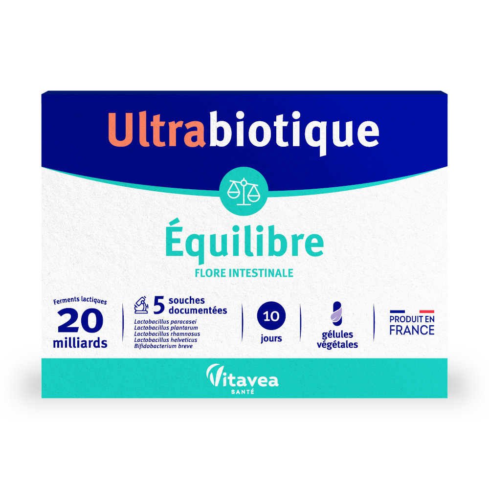 Vitavea Santé Ultrabiotique Balance Flore intestinale X 10 Capsules