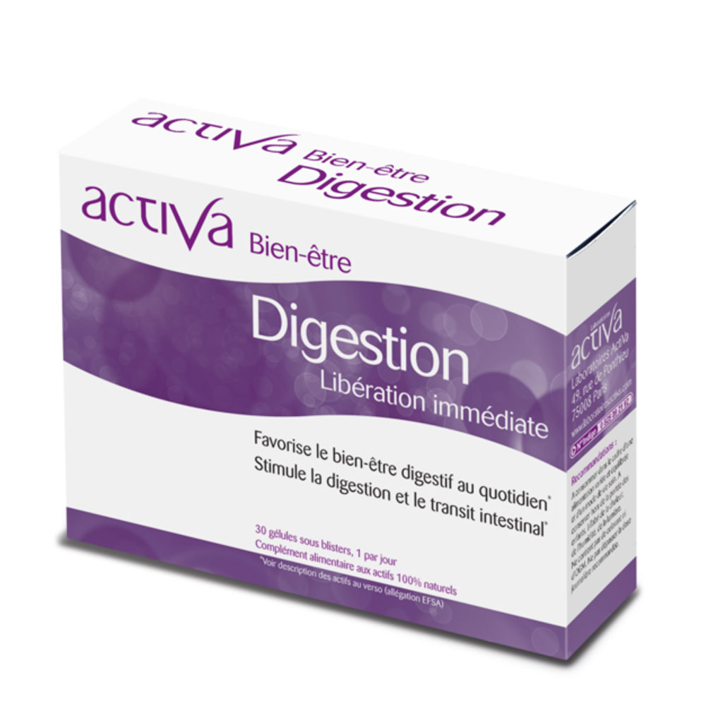 Activa Well-being Digestion Immediate Release 30 capsules