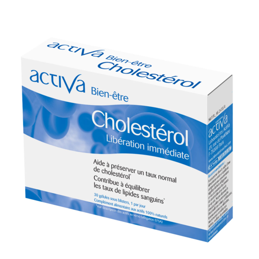 Activa Well-being Cholesterol immediate release 30 capsules