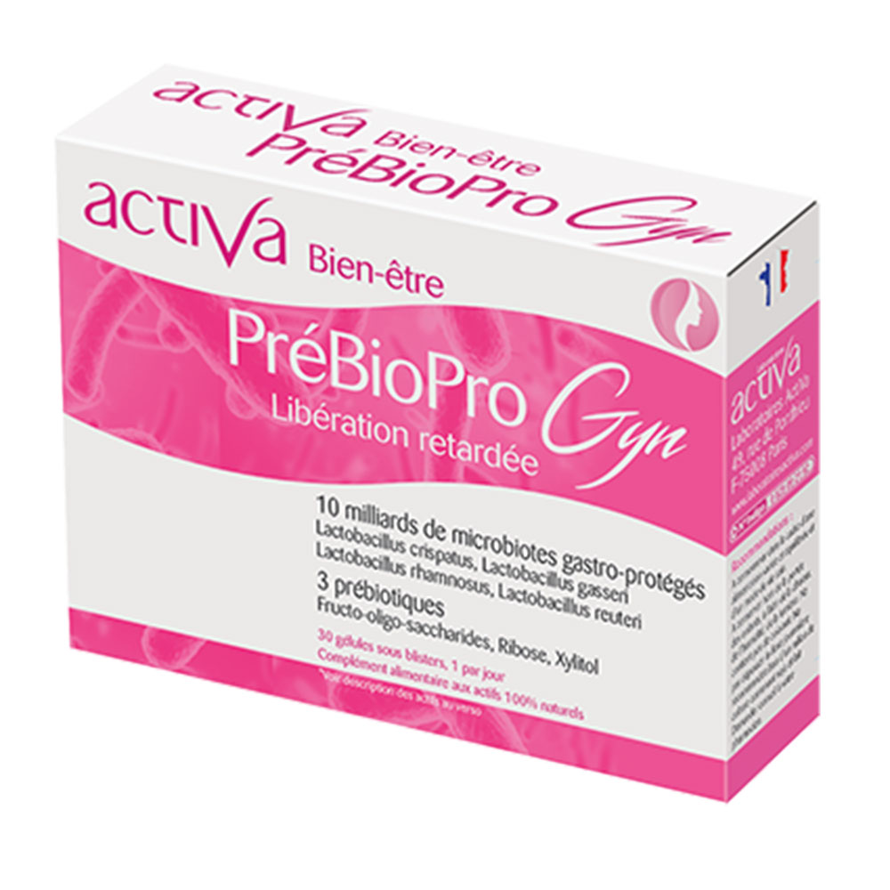 Activa Prébiopro Gyn slow-release formula 30 capsules