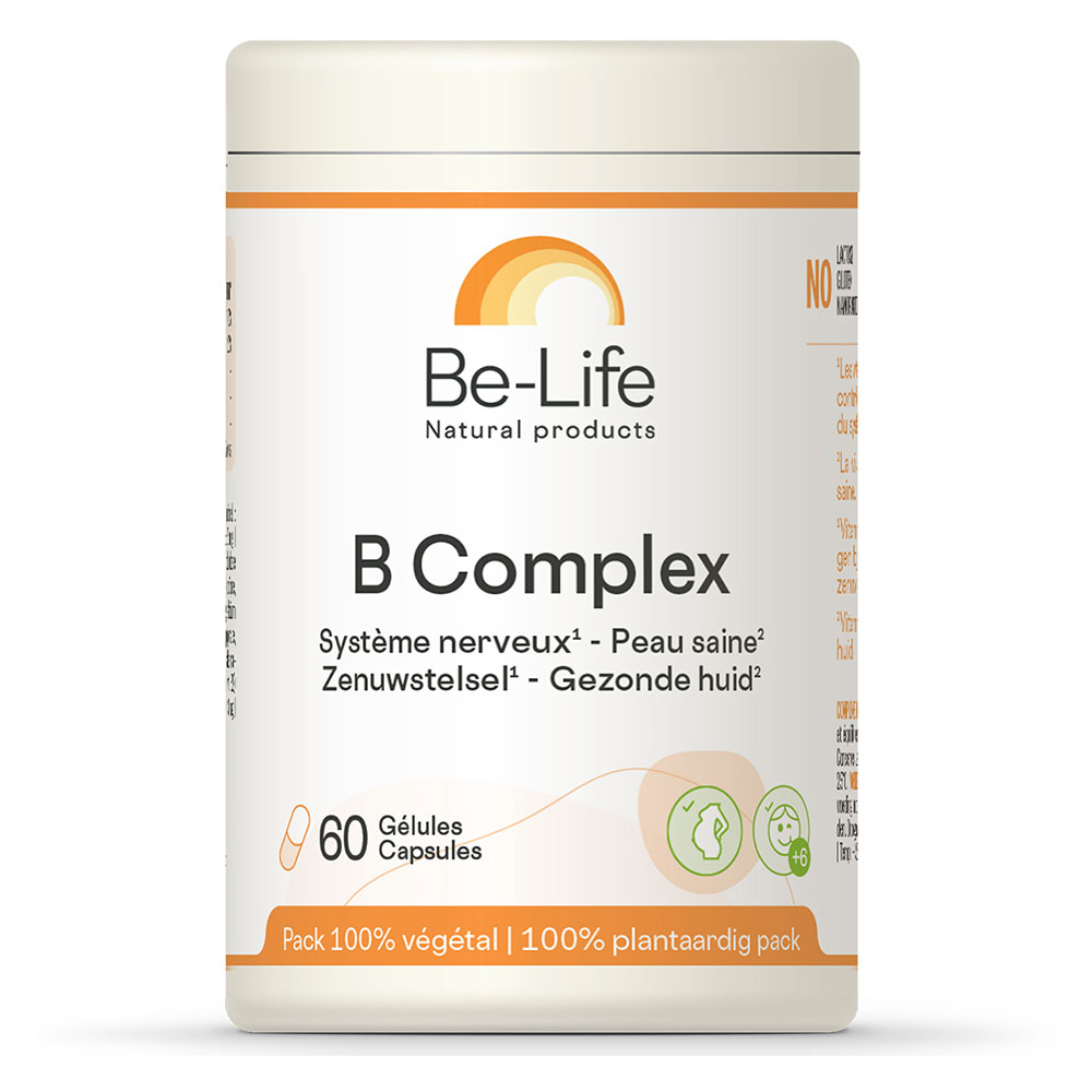 Be-Life B complex Nervous System - Healthy Skin 60 gelules