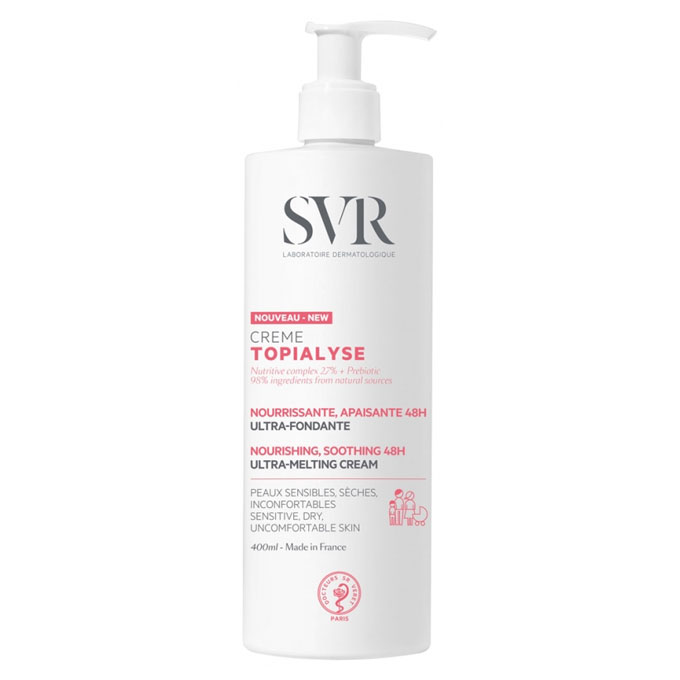 Svr Topialyse Ultra-melting soothing nourishing cream dry and sensitive skin 400 ml