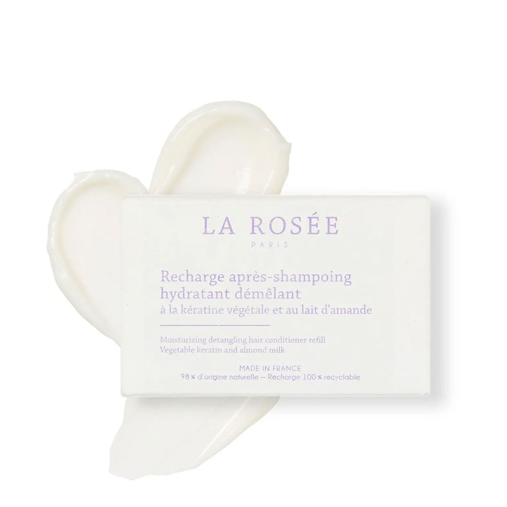 LA ROSÉE Detangling Moisturising Conditioner with plant-based Keratin and Almond Milk Refill 200g