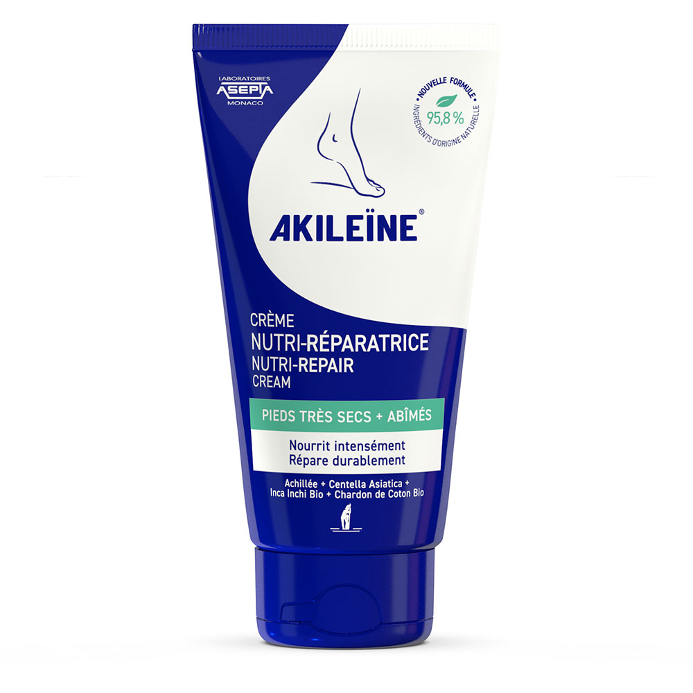 Asepta Akileine Nutri-repair foot cream 75 ml