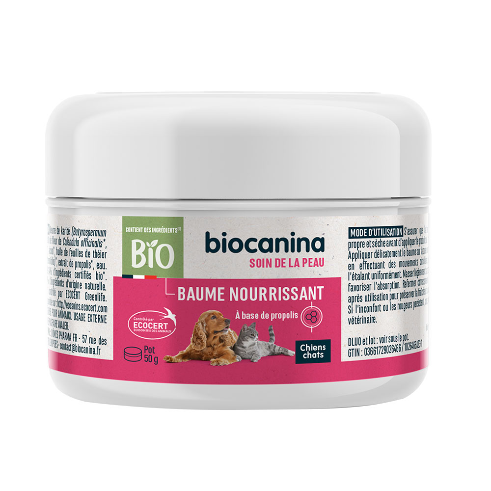Biocanina Nourishing Balm with Bioes Propolis Dogs Cats 50g
