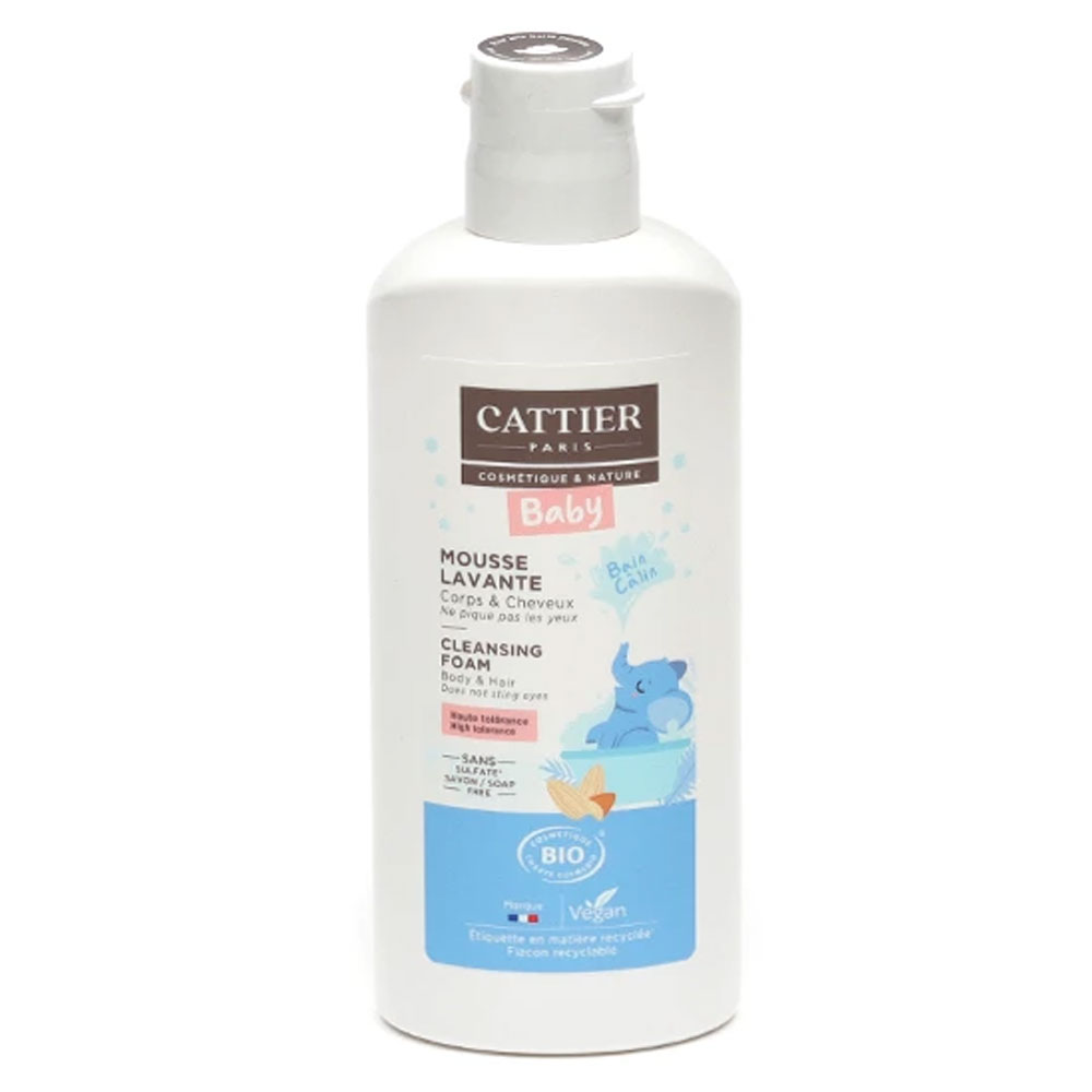 Cattier Baby Baby Cleansing Foam Face And Body 150ml
