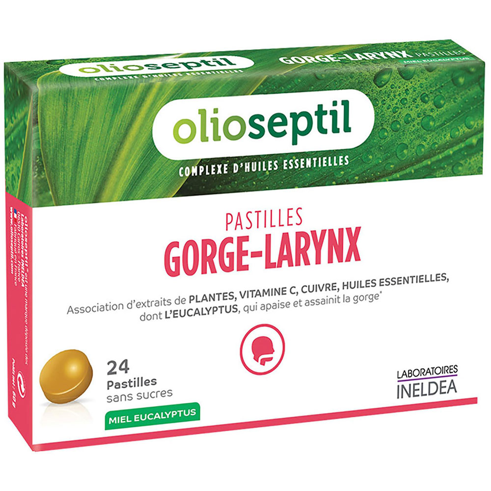 Olioseptil Throat and larynx 60 lozenges