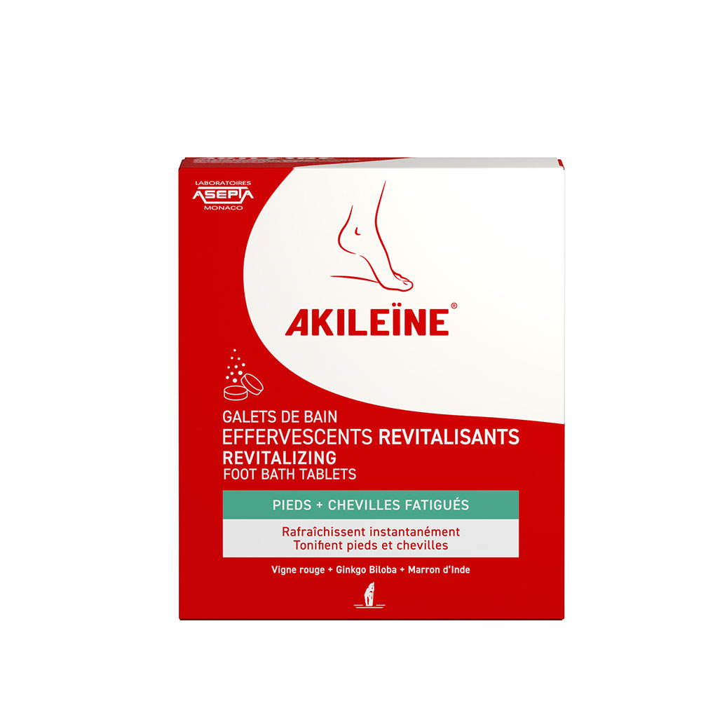Asepta Akileine Tired Feet Ad Ankles x6 De 20g