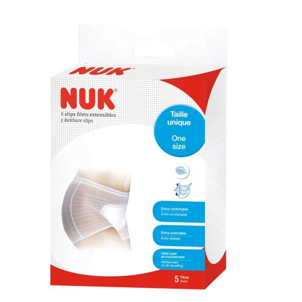 Nuk One Size X5 Stretch Mesh Slips Taille Unique x5
