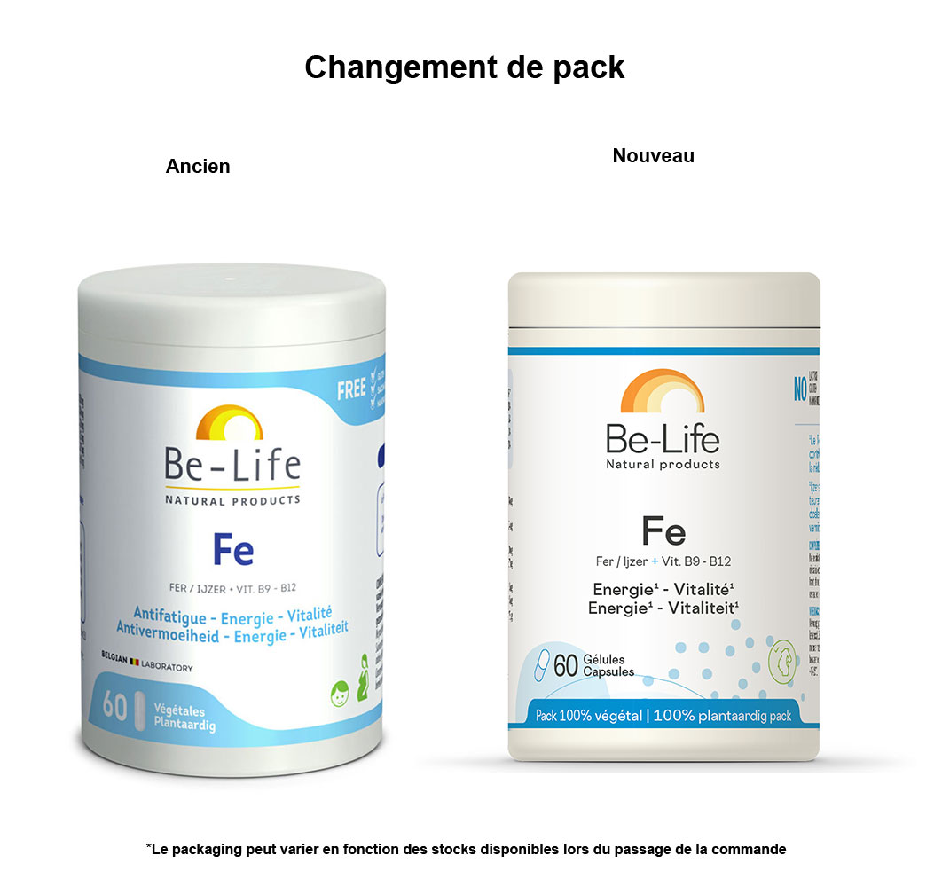 Be-Life Fe 60 gélules