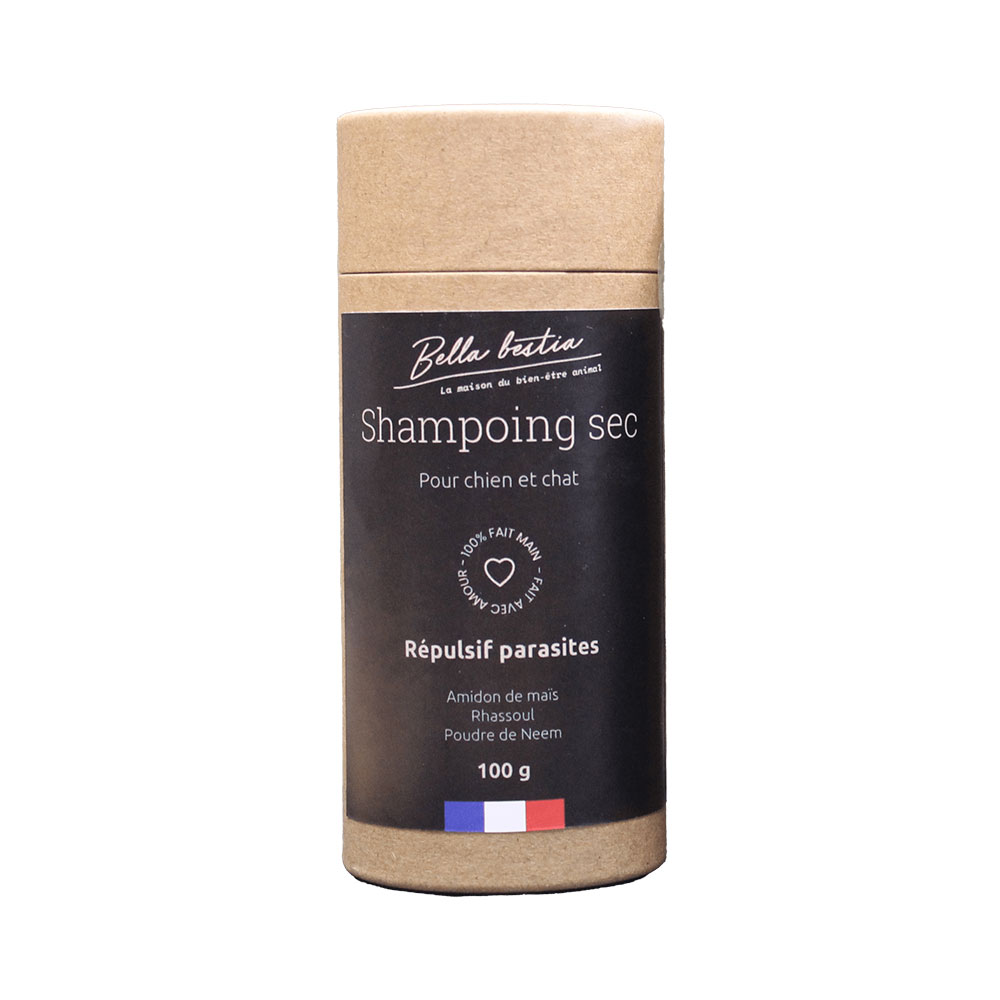 Bella Bestia Parasite-repellent Neem dry shampoo Dogs and cats 100g