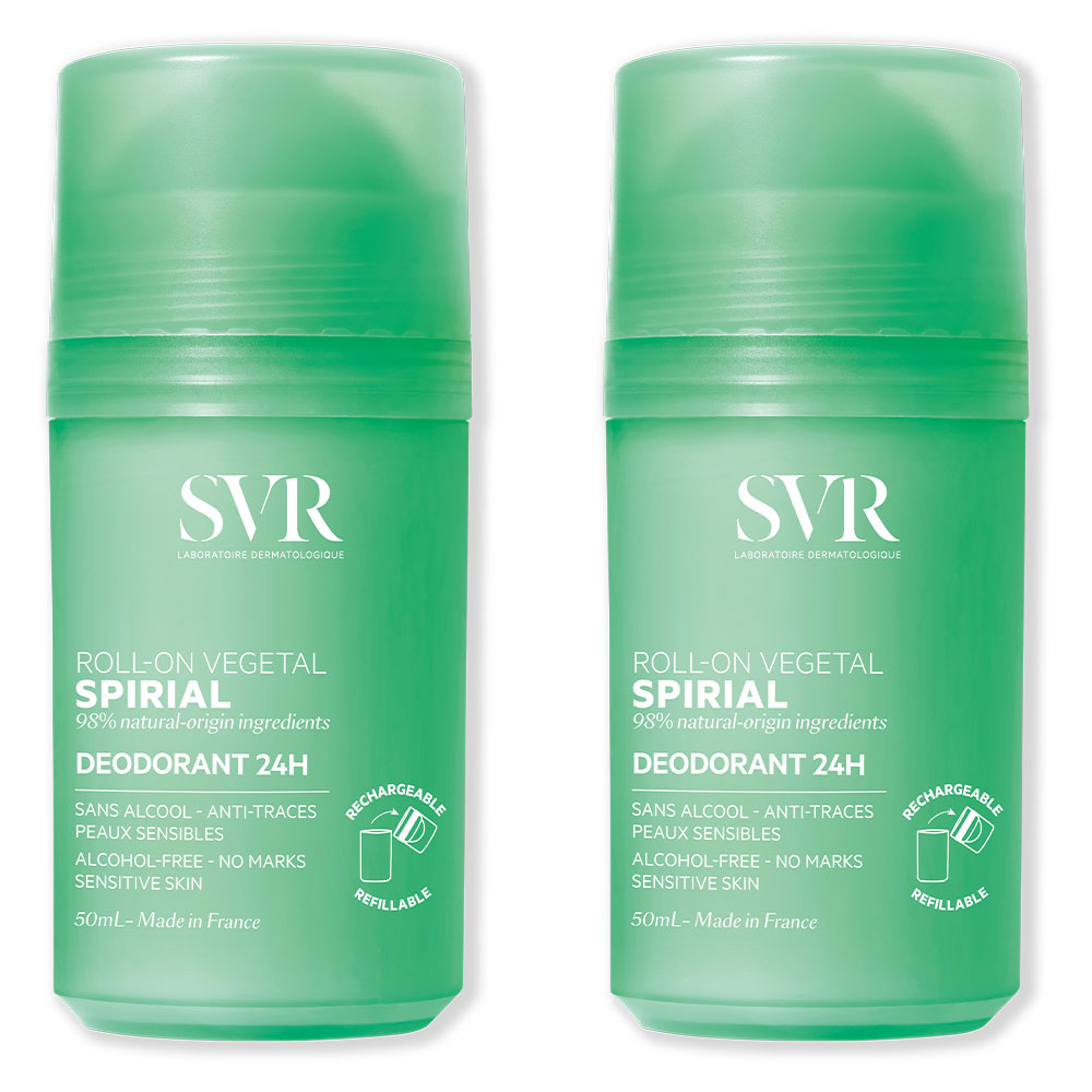 Svr Spirial Vegetal 48 Hr Anti Perspirant Deodorant 2x50ml