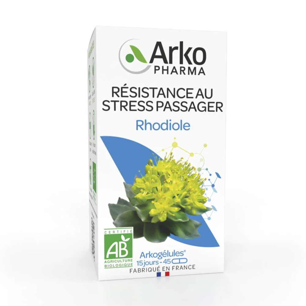 Arkopharma Arkocapsules Temporary stress resistance organic rhodiola 45 capsules