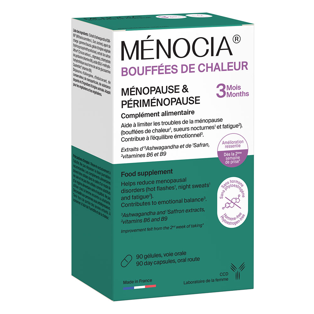 Ccd Menocia Hot flushes Menopause&amp;Perimenopause 90 capsules