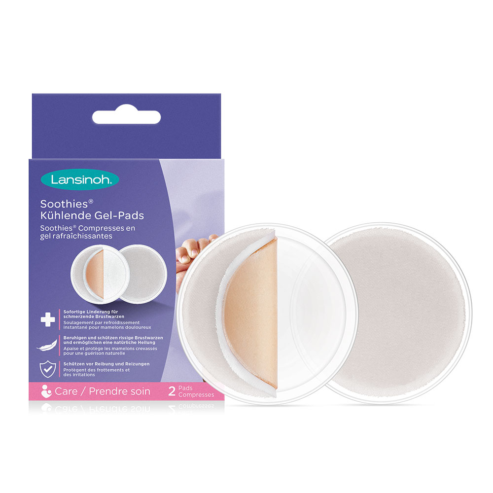 Lansinoh Soothies Refreshing Gel Bandages x2