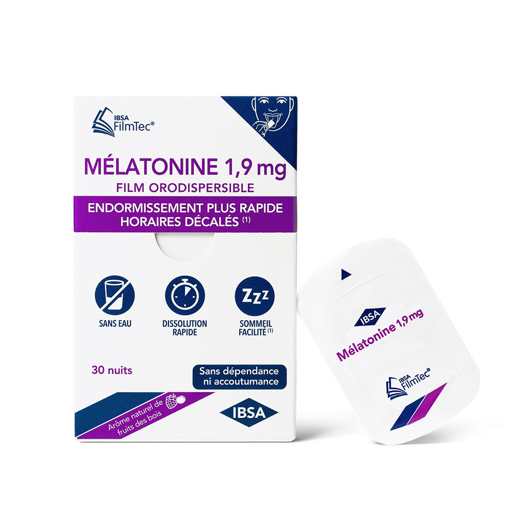 IBSA FilmTec Melatonin 1.9mg 30 orodispersible films