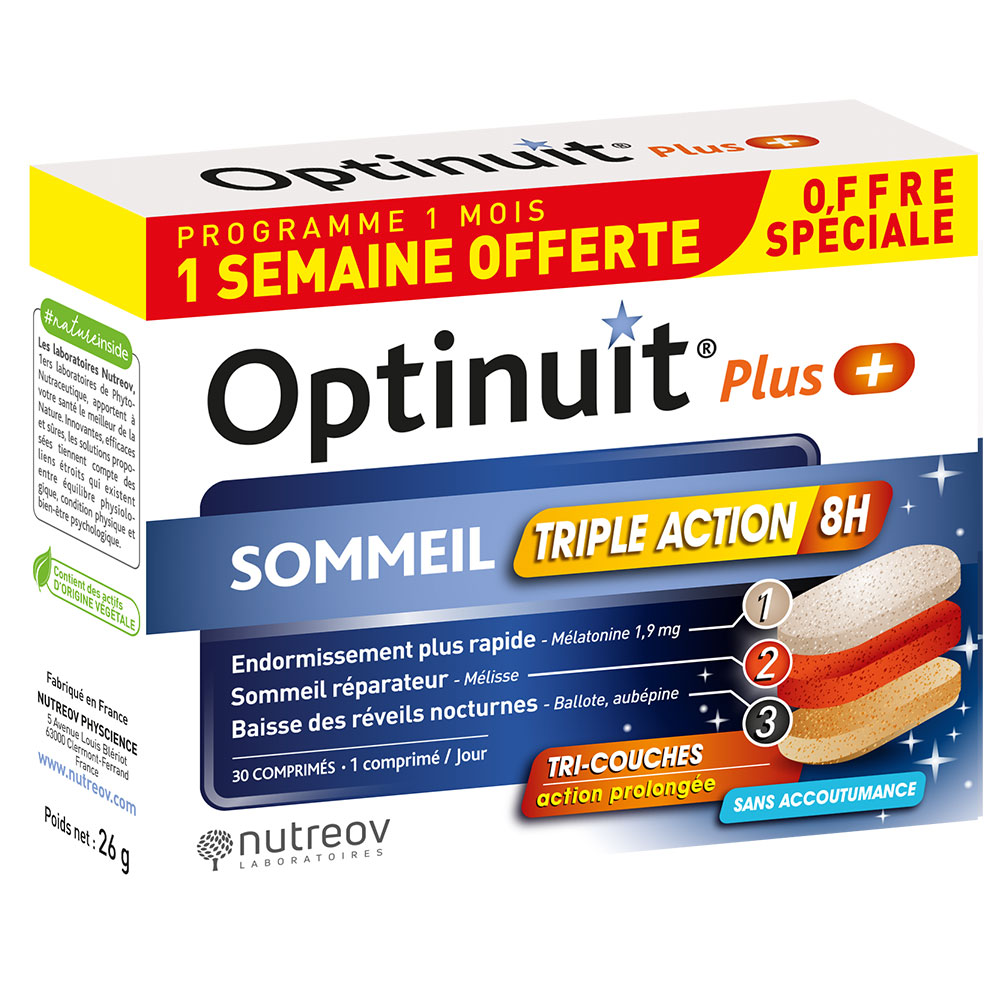 Nutreov Optinuit Triple Action Sleep Plus 30 tablets