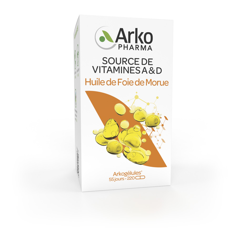 Arkopharma Arkocapsules Cod liver oil 220 capsules