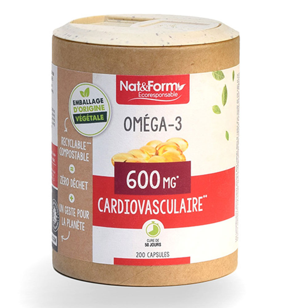 Nat&Form Omgéa-3 600 MG 200 capsules