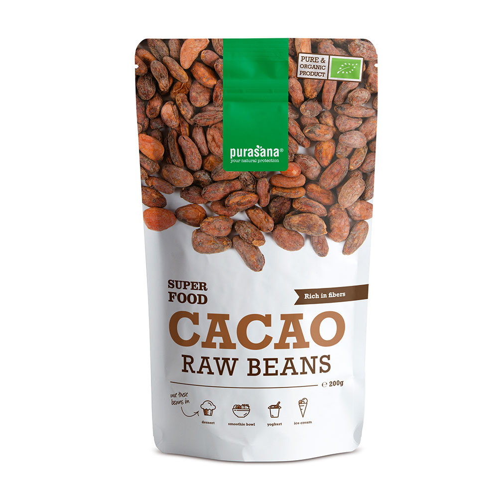 Purasana Organic Superfood Cocoa Beans 200 g
