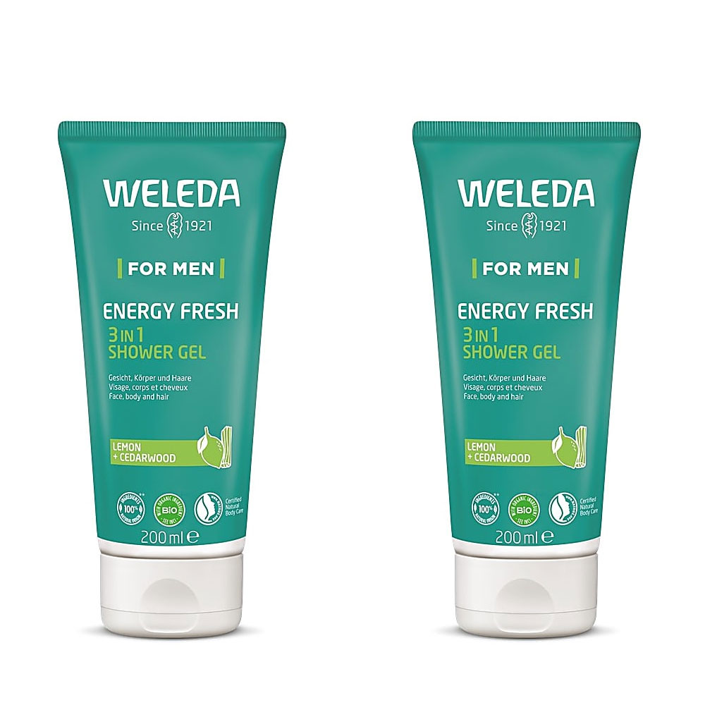 Weleda Man Energy Fresh 3in1 Shower Gel 2x200ml