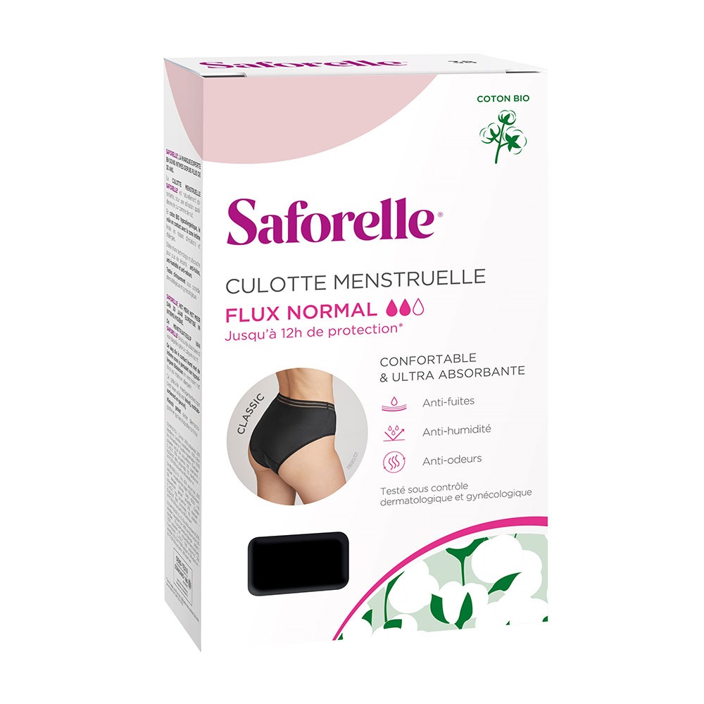 Saforelle Ultra Absorbent menstrual panties Normal flow