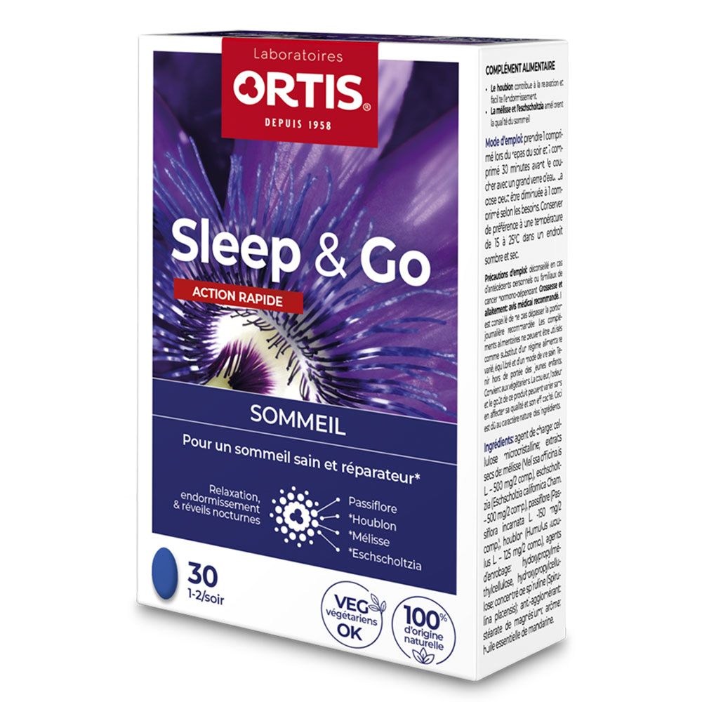 Ortis Sleep&amp;Go 30 tablets