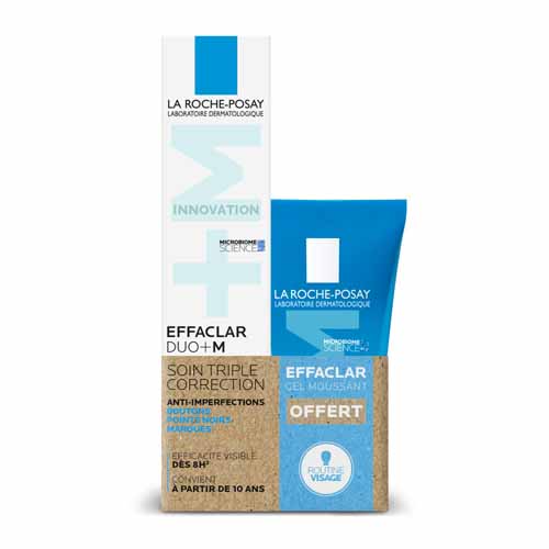 La Roche-Posay Effaclar Duo+M Triple Correct Care + Foaming Gel